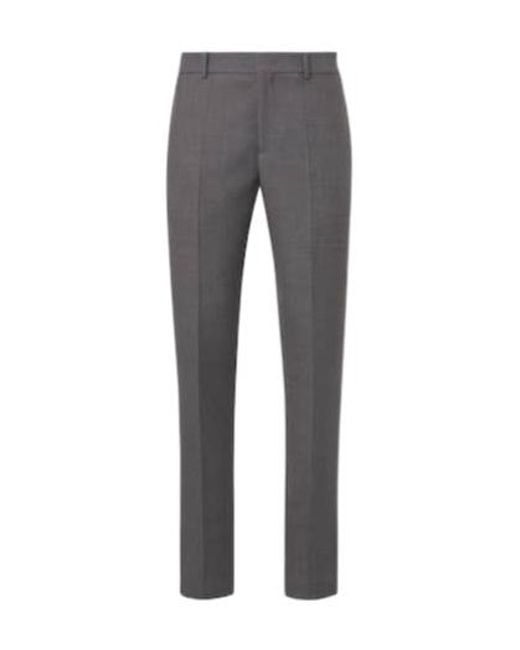 Jil Sander Gray Virgin Wool Tapered Pants for men
