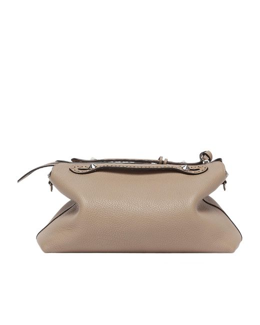 Fendi Natural By The Way Selleria Large Shoulder Bag