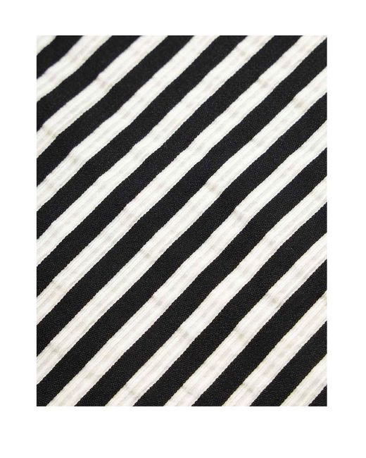 Max Mara Multicolor Striped Detail Coat