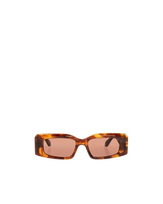 Alaïa Multicolor Alaïa Rectangle Frame Sunglasses