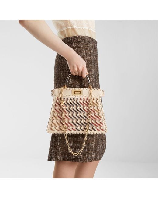 Fendi Pink Peekaboo Iseeu Small Tote Bag