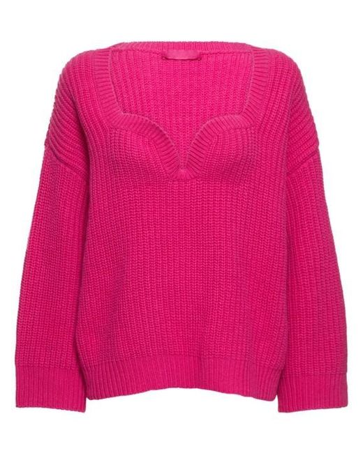 Valentino Pink Long Sleeve Sweater