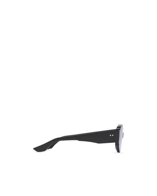 Dita Eyewear White Geometric-Frame Sunglasses
