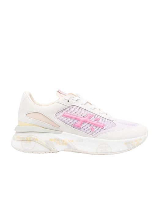Premiata Pink Round Head Professional Sports Shoes