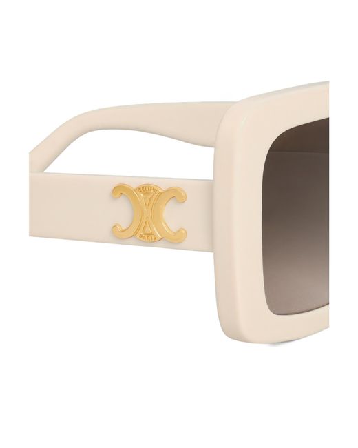 Céline White Triomphe 13 Sunglasses
