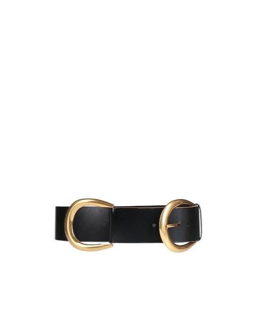 Chloé White Solidcolor Leather Wide Belt