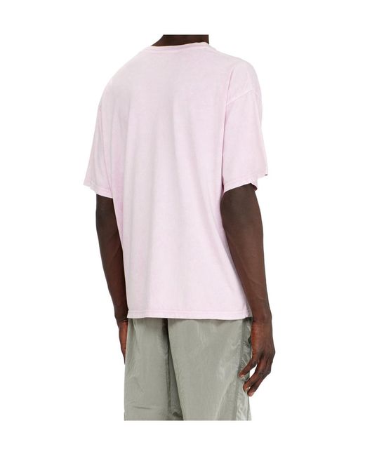 DIESEL Pink T-Boxt Aa 14 Logo T-Shirt for men