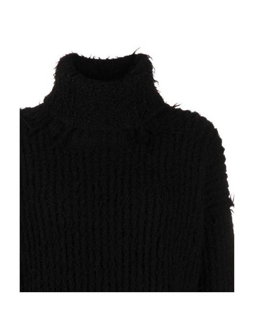 Moncler Black Knitted Pullover