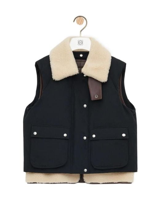 Loewe Black Puffer Vest