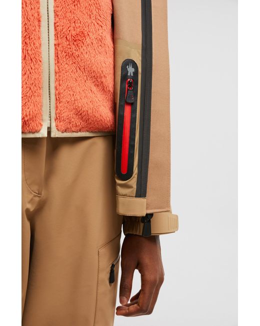 Moncler Natural Fex Hooded Shell Jacket