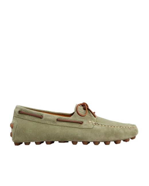 Tod's Gray Round-Toe Loafers for men
