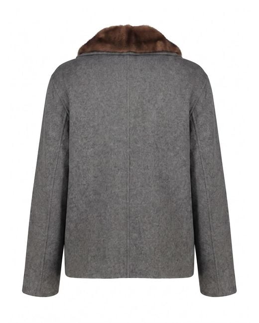 Manzoni 24 Gray Long-Sleeve Casual Jacket