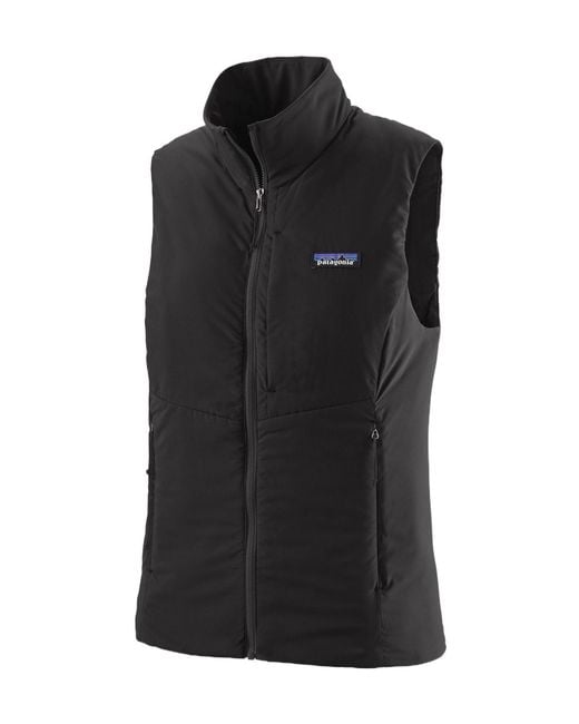 Patagonia Black Quilted Zip-Front Vest