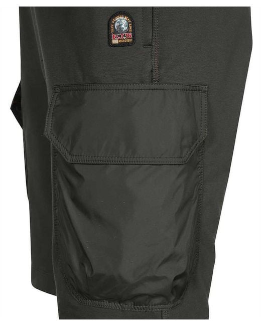 Parajumpers Gray Logo Shorts for men