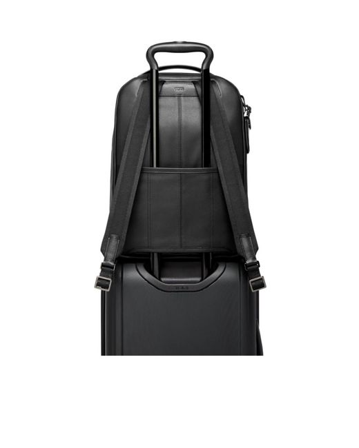 Tumi Black Bradner Zip-Compartment Backpack for men