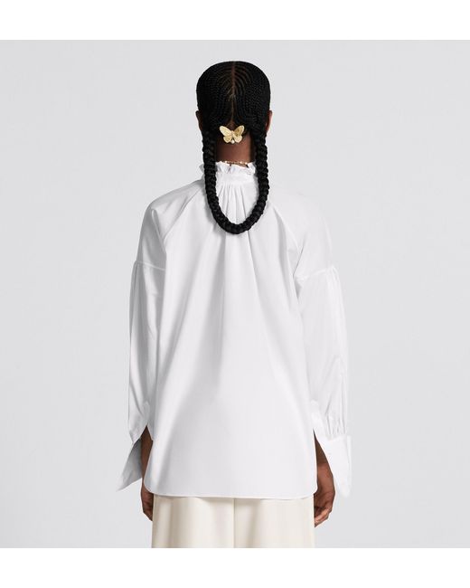 Dior White Blouse
