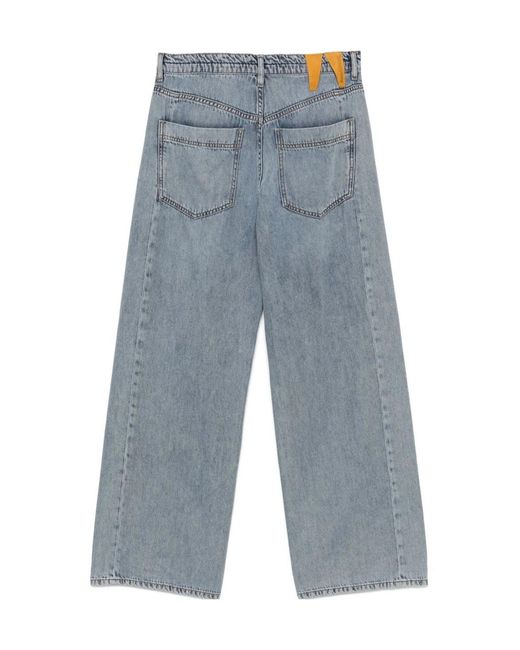 DARKPARK Blue Iris Wide-Leg Jeans