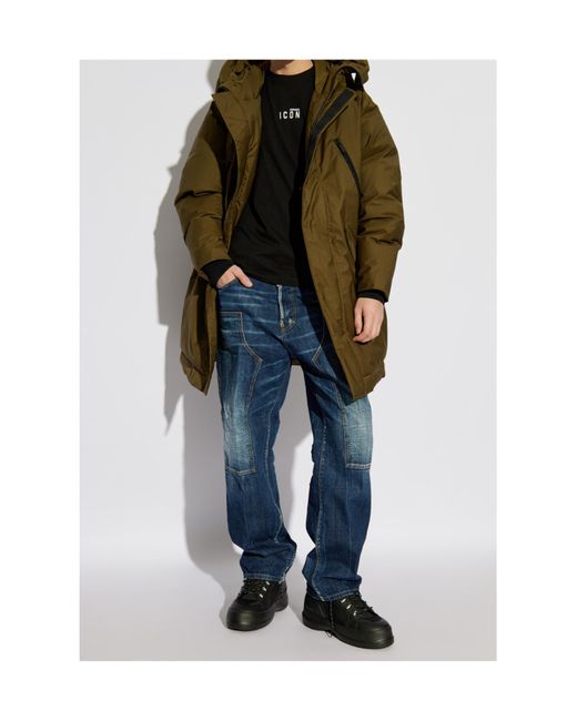 DSquared² Blue Loose Carpenter Jeans for men
