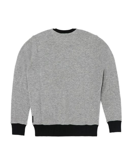 Armani Jeans Black Round-Necked Logo Pullover for men