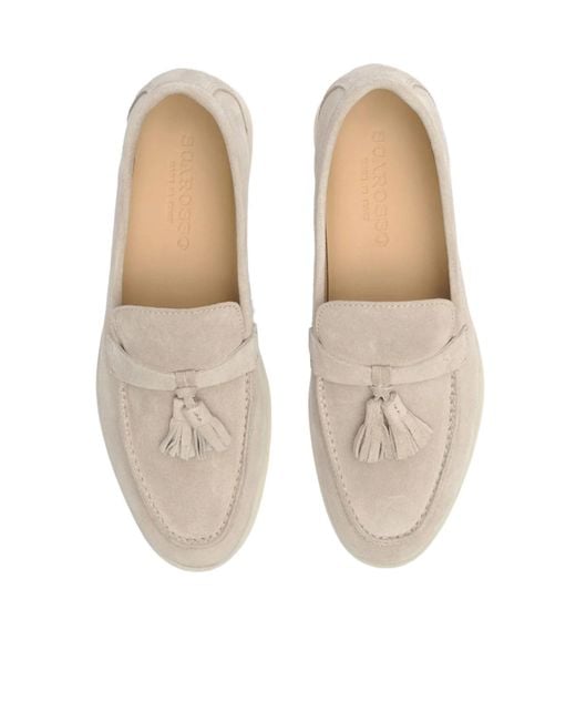 Scarosso Gray Leandra Tassel-Detailed Loafers