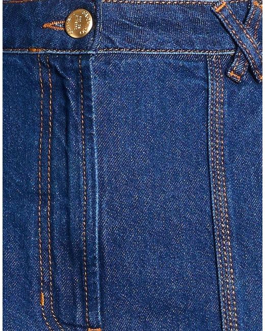 Farm Rio Blue Belt Loop Jeans
