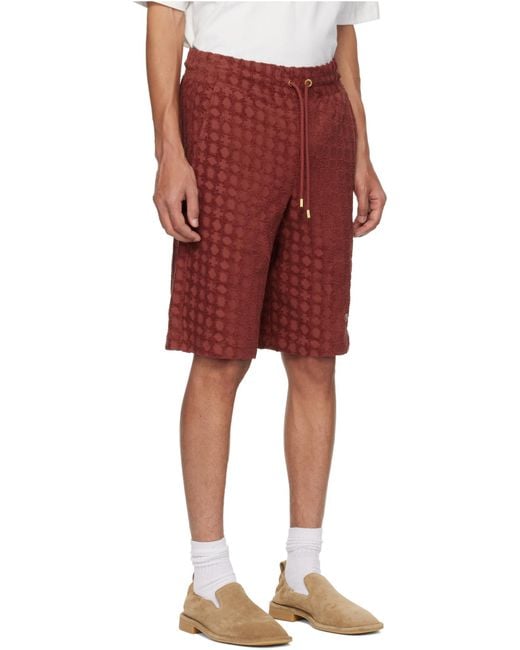 Amiri Logo Embroidered Drawstring Shorts for men