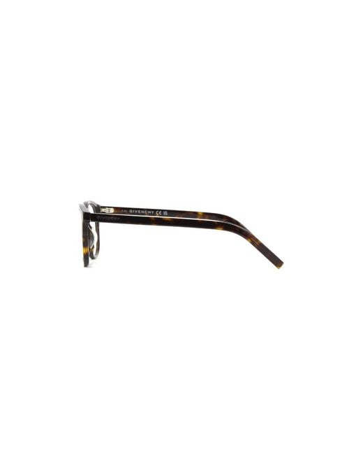 Givenchy White Eyewear Round Frame Glasses for men
