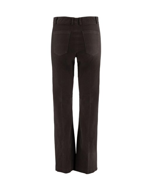 Ql2 Black Nina Flared Velvet Pants