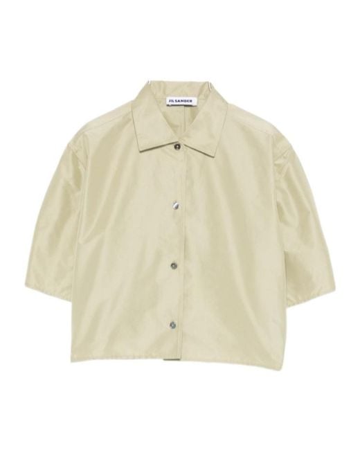 Jil Sander Natural Buttoned Shirt