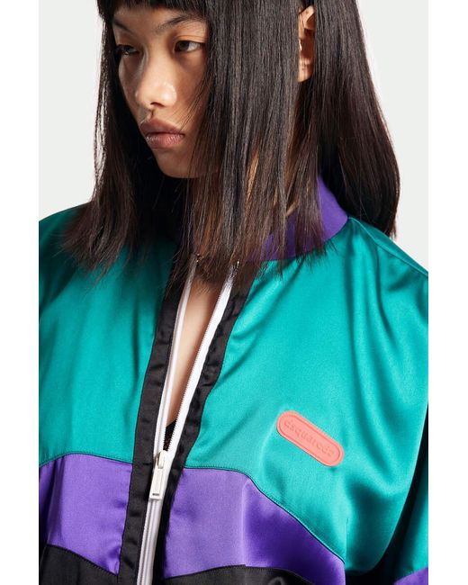 DSquared² Black Colour-Block Zipped Bomber Jacket