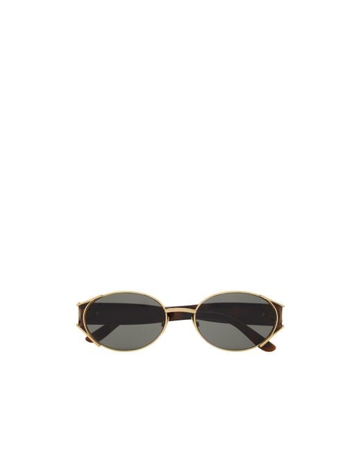 Saint Laurent White Full Frame Sunglasses