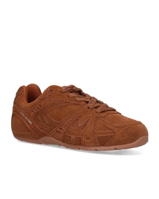 Marc Jacobs Brown 72 Lace-Up Spring Sneakers