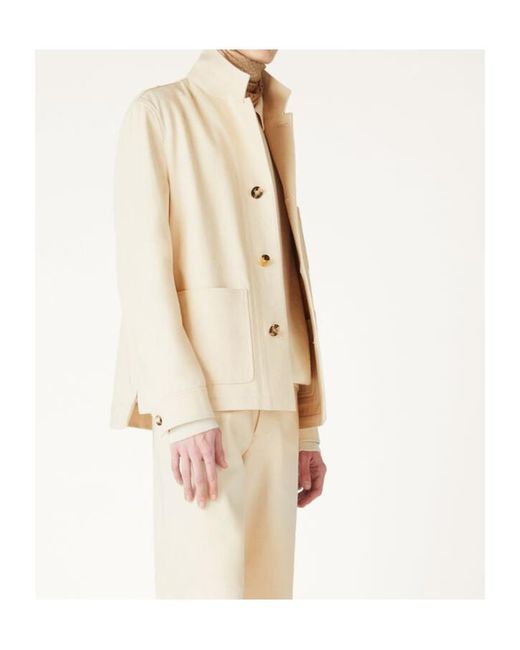 Loro Piana Natural Taishi Button-Up Jacket for men