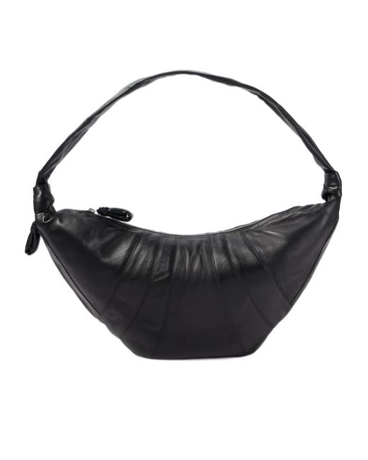 Lemaire Black Croissant Large Shoulder Bag for men
