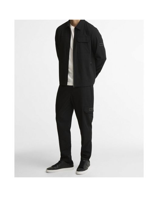 Barbour Black Logo-Detail Cargo Pants for men