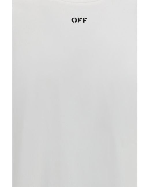 Off-White c/o Virgil Abloh White Chain Arrow Skate T-Shirt for men