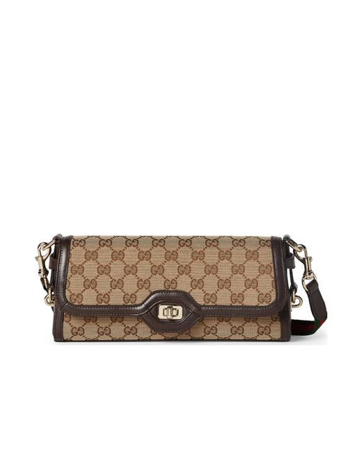 Gucci Brown Luce Small Shoulder Bag