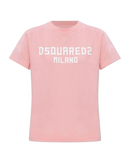 DSquared² Pink T-Shirts