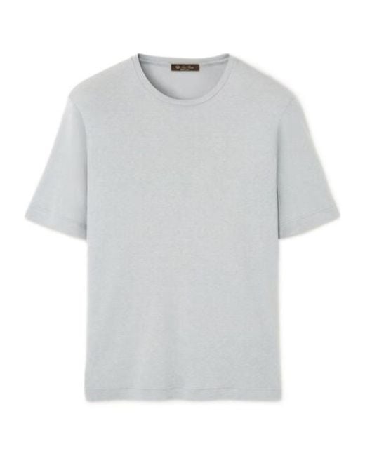 Loro Piana White Mazzorbo T-Shirt for men