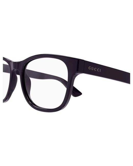 Gucci White Eyewear Square Frame Glasses for men