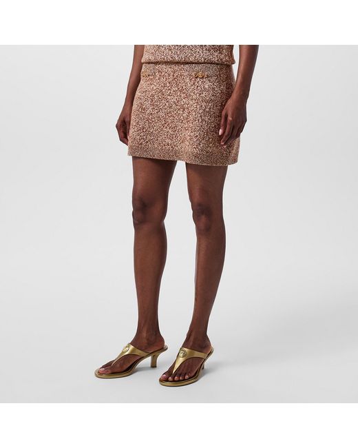 Versace Natural Mini Skirts