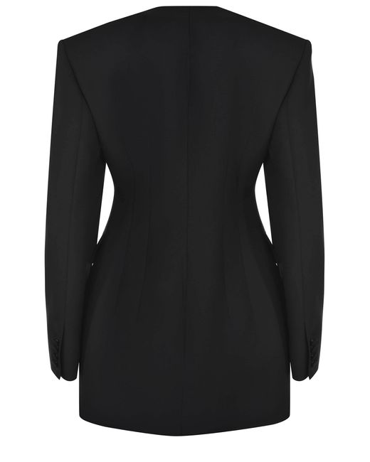 GIUSEPPE DI MORABITO Black Double-Breasted Jacket
