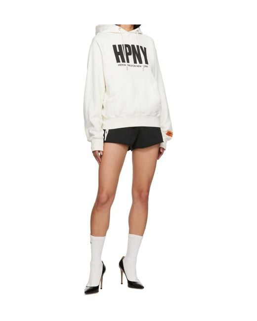 Heron Preston White Long Sleeve Sweatshirt
