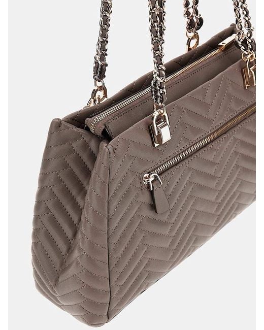 Guess Brown Anning Tote Bag