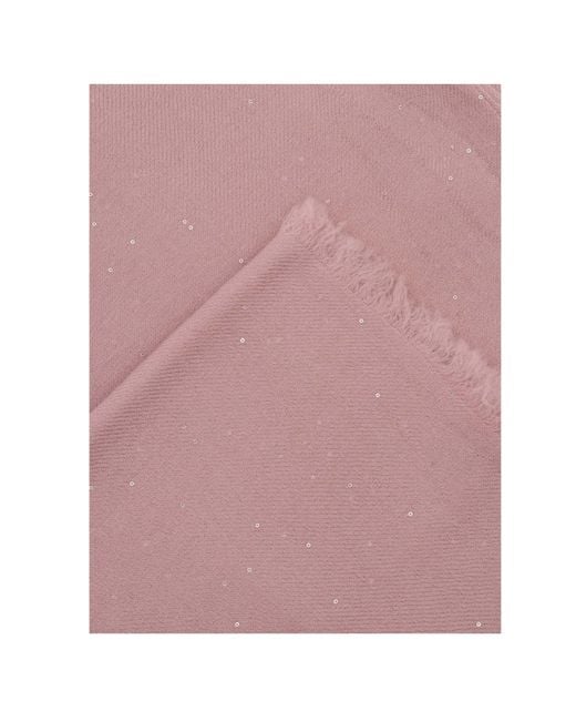 Faliero Sarti Pink Rectangular Scarf