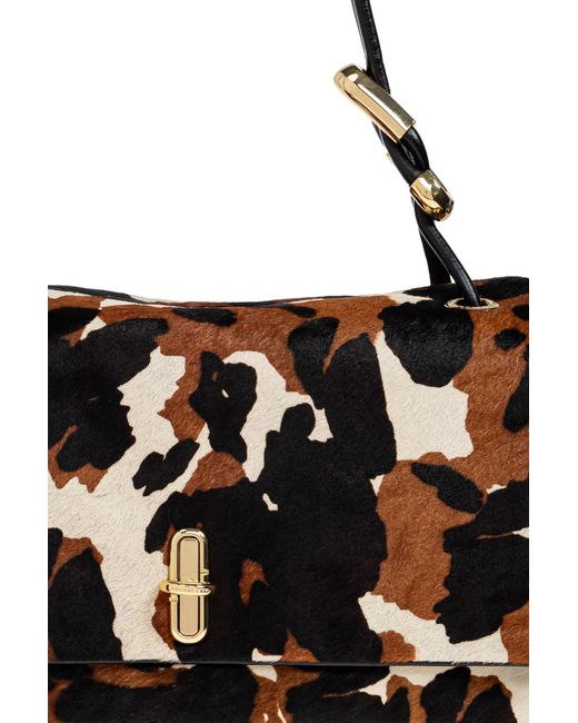 Marc Jacobs Black The Dual Print Large Shoulder Bag