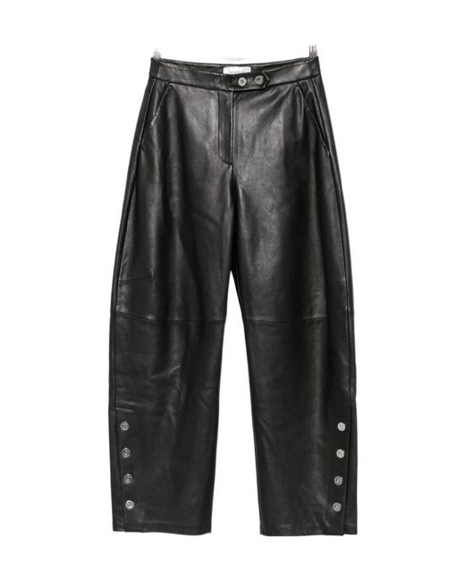 Sportmax Gray Wide-Leg Casual Trousers