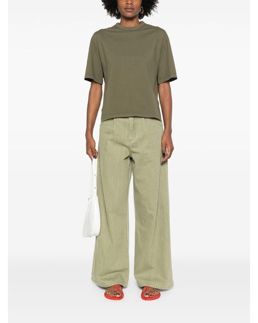 Officine Generale Green Leila Cotton T-Shirt