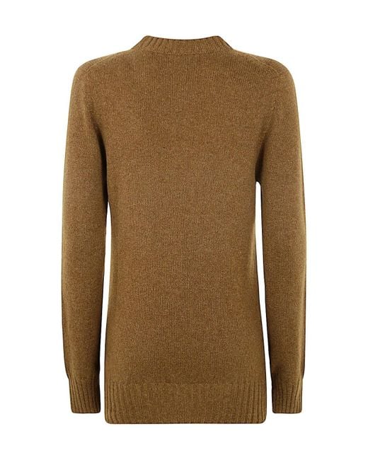 Philosophy Di Lorenzo Serafini Brown Long-Sleeved Sweater