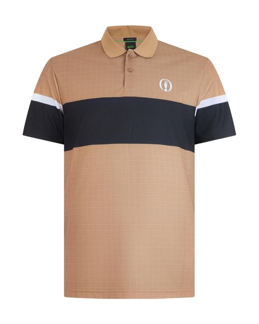 Boss Multicolor Collared Short-Sleeved Polo Shirt for men